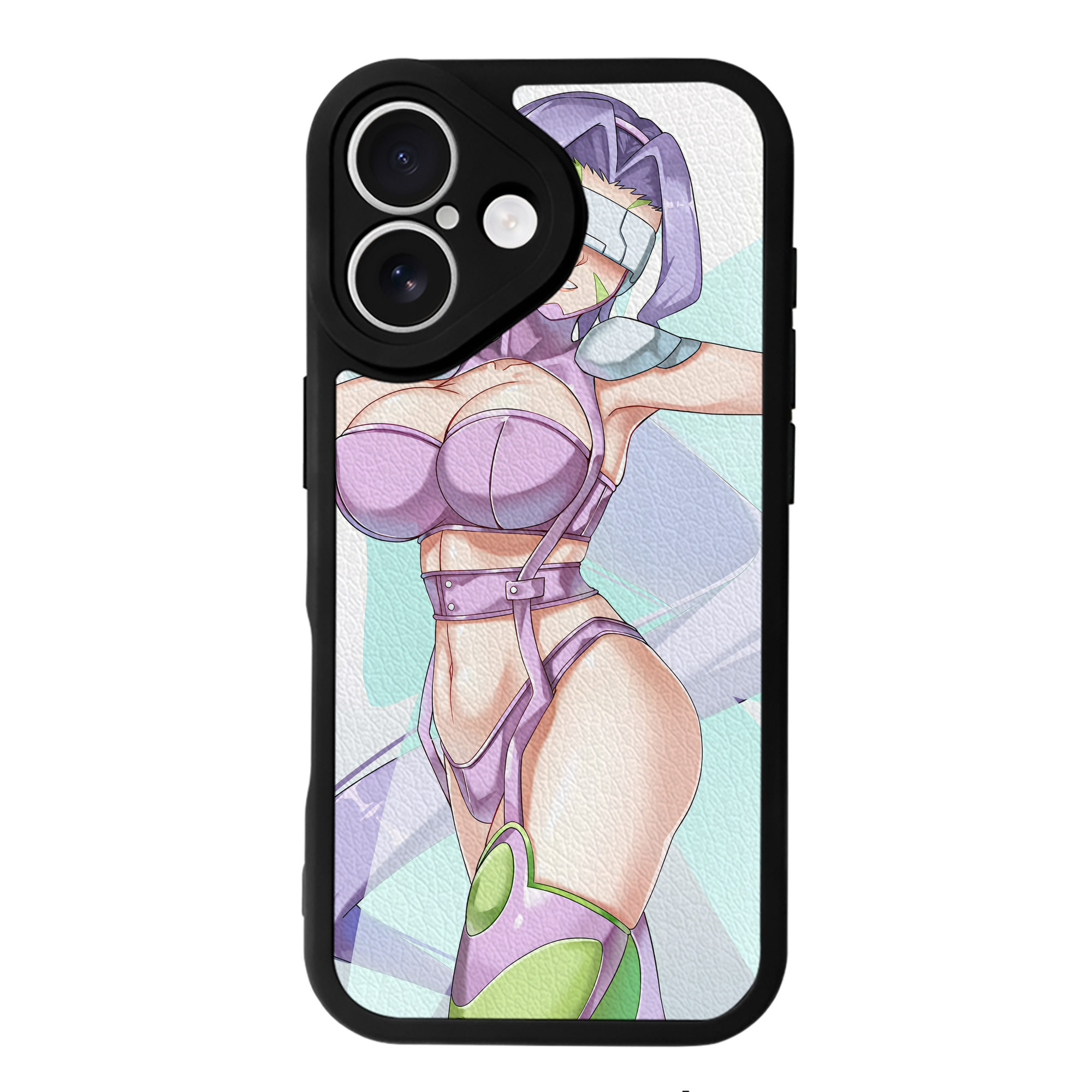 （画像用） Digimon デジタルモンスター/デジモン 【iPhone 16シリーズ対応】シリコンスマホケース（レザー調） 材質：シリコン